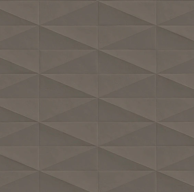 Eclettica Stare Taupe Diamond Ceramic Tile - Matte - 15" X 48"