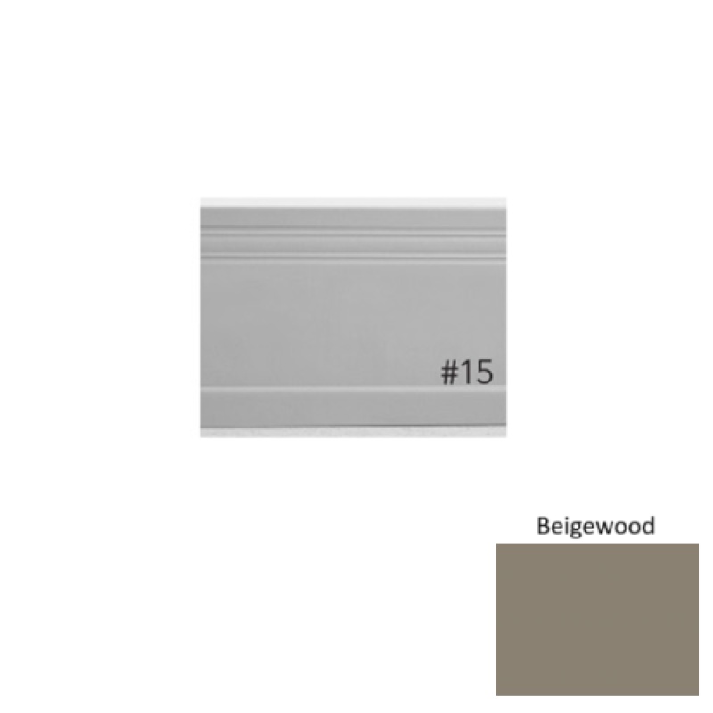Pinnacle Plus #15 Impluse Beigewood Rubber Coil Wall Base