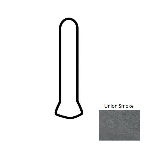 Society Union Smoke Porcelain Floor & Wall Trim