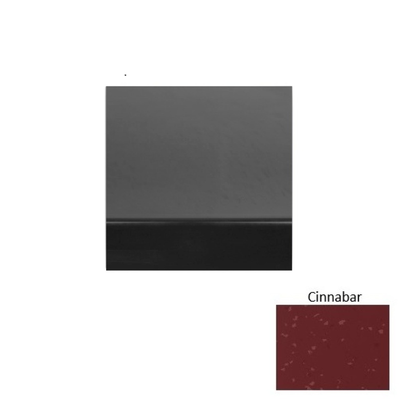 Roppe Symmetry Cinnabar Smooth Rubber Stair Tread