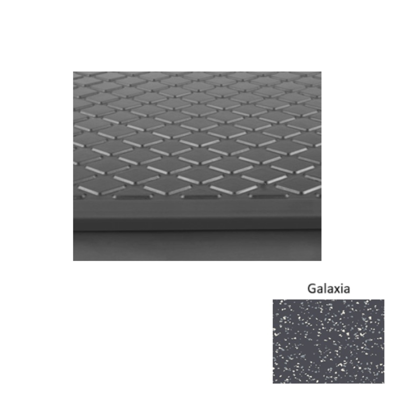 Fiesta 30 Galaxia Diamond Rubber (Sq) Stair Tread - Textured