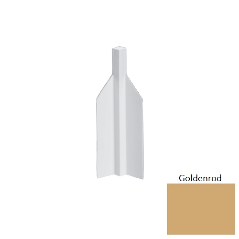 Mcb Goldenrod Rubber Moulding / Trim - 6 1/4" Mini Inside Corner Blocks - Mini Inside Corner Blocks