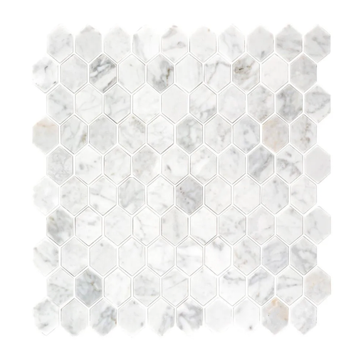 Essentials By Jeffrey Court Twinkle Marble Mosaic - Hexagon - Honed