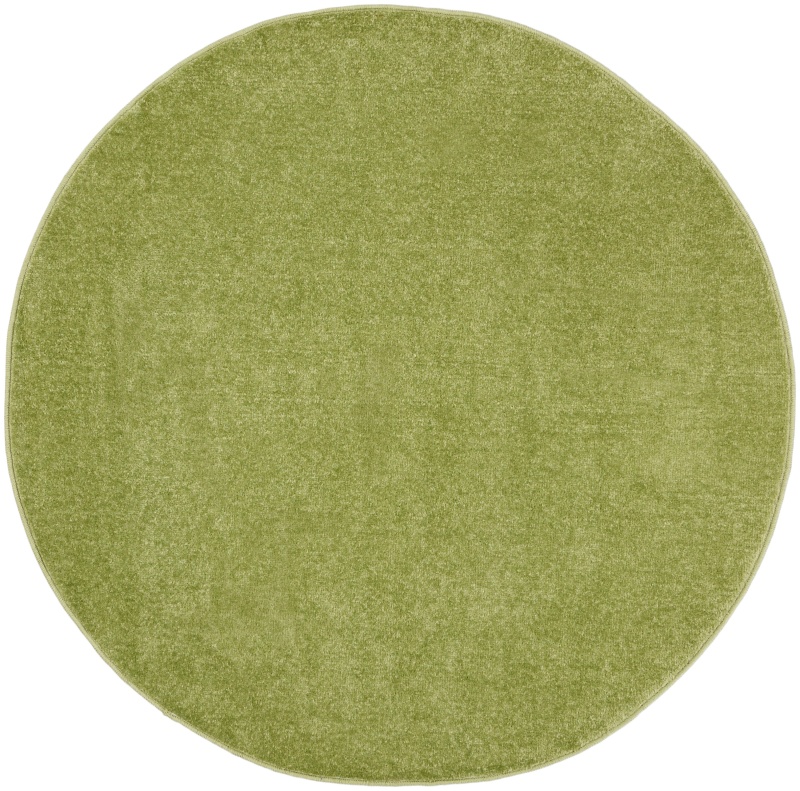 Nourison Essentials Green Round Outdoor Area Rug