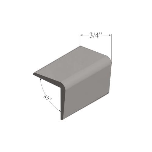 Brown Vinyl Corner Wall Guard 96"