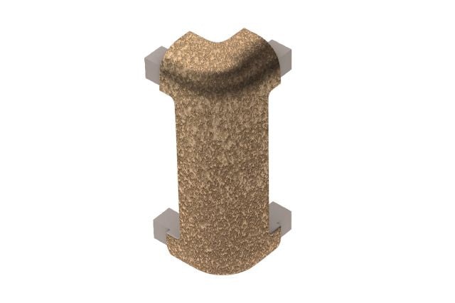 Rondec CT Beige Textured Aluminum Outside Corner Tile Trim