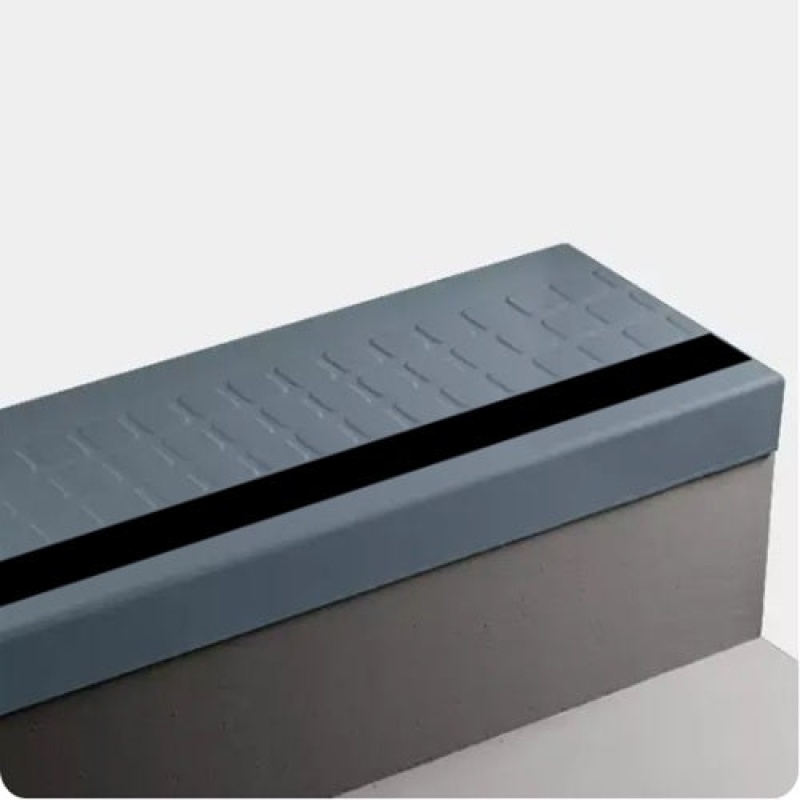 Johnsonite Blue Jeans Raised Square Rubber Stair Tread