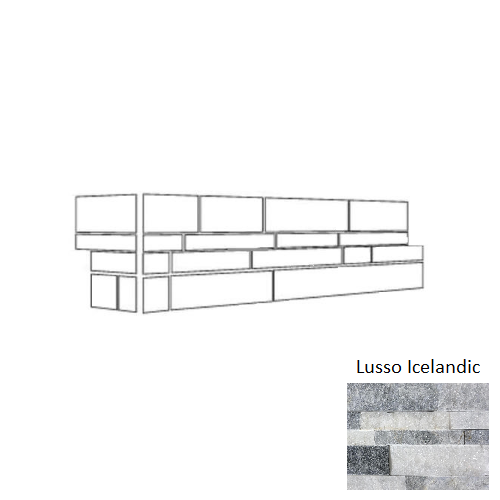 Aquatica Lusso Icelandic Natural Stone Ledgestone Corner