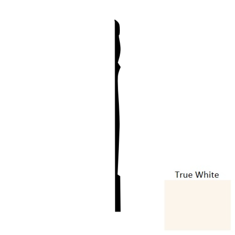 True White Reflection SC Thermoplastic Rubber Wall Base