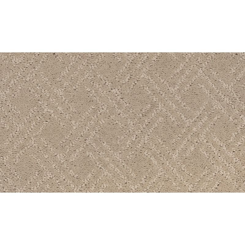 Exquisite Touch Cloud White Triexta Carpet - Pattern