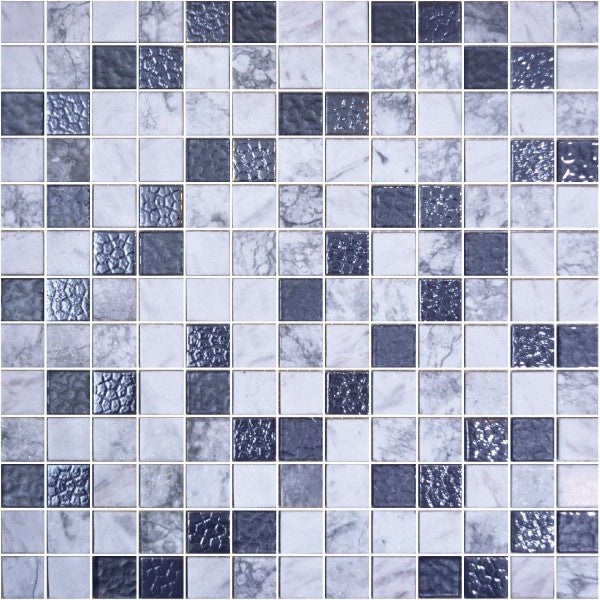 Onix Cosmix Blend Livorno Glass Mosaic - 1" x 1"