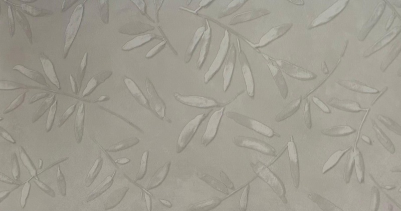 Wonderspace Deco Foliage Light Porcelain Tile - Textured - 24" X 48"