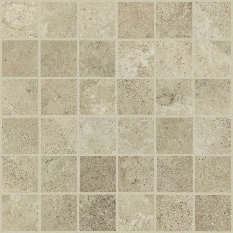 Contour Cast Porcelain Mosaic - 2" x 2" Smooth