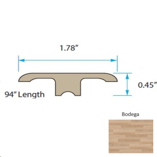 Waterfront Bodega Laminate Wood T Molding