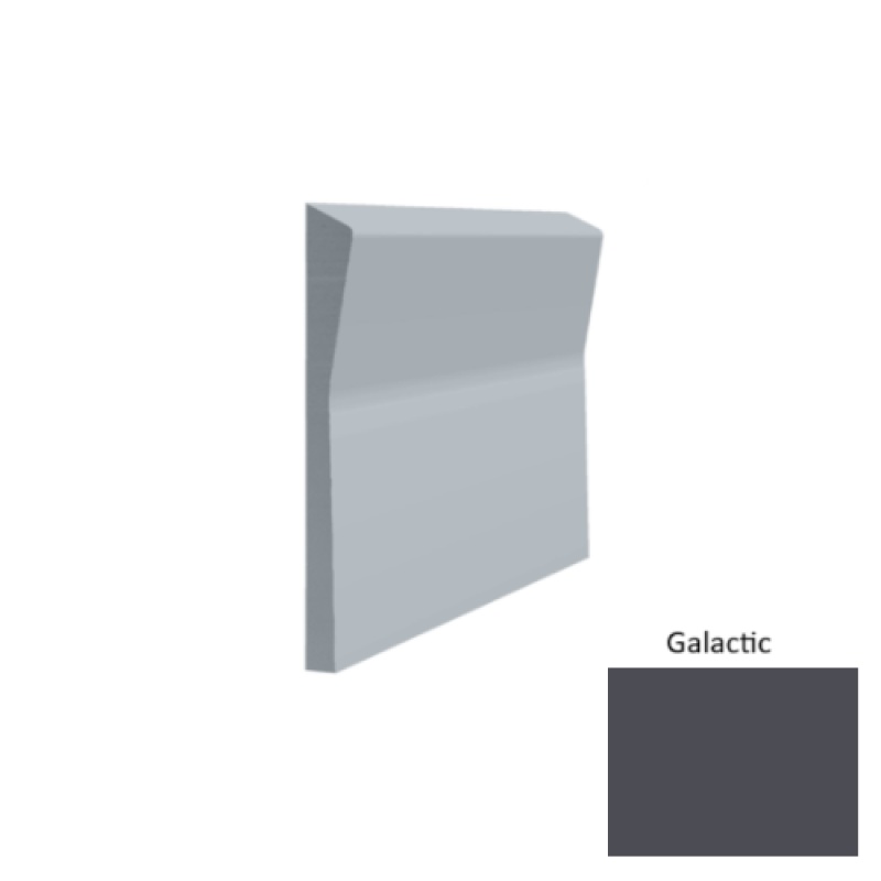 Contours #70 Valiant Galactic Rubber Profiled Wall Base - Satin - 4 1/2" X 8 Ft