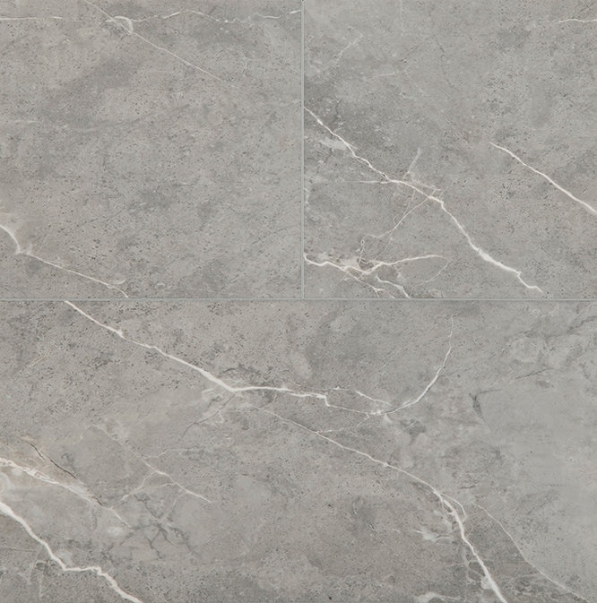 Statuesque Marble Rigid Vinyl Tile - Low Gloss - 12" X 24"