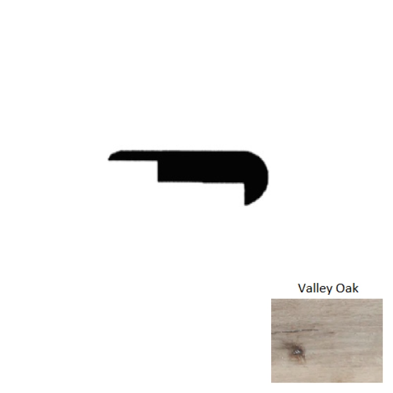 The Woodland Oak Valley Oak Luxury Vinyl Stair Nose