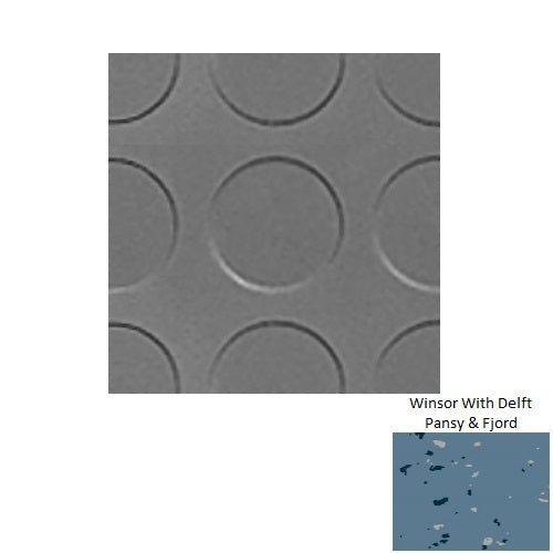 Spextones Winsor With Delft Pansy & Fjord Textured Tile