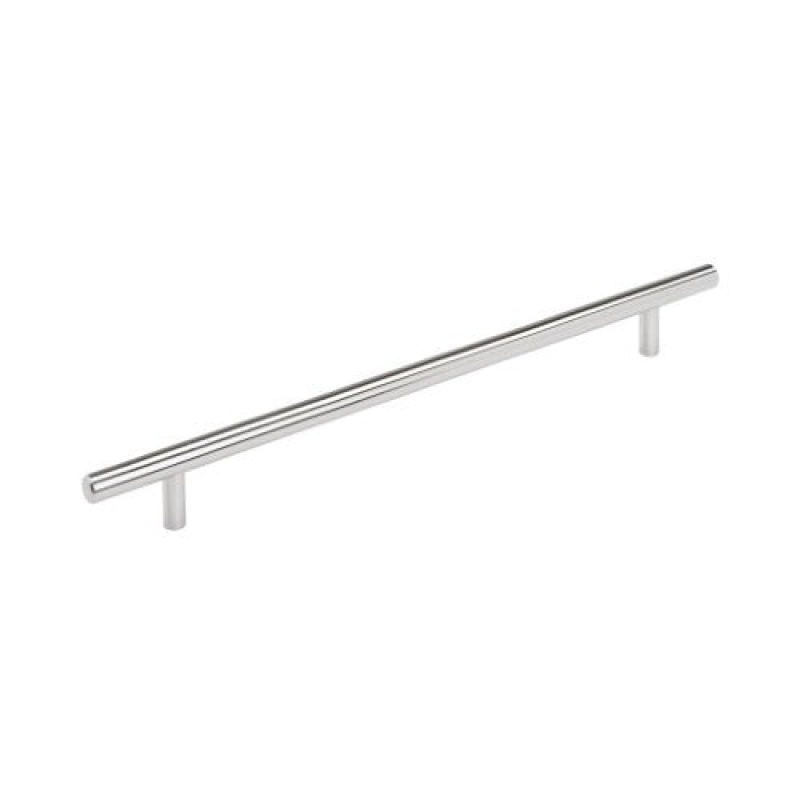 Bar Pulls Carbon Steel Bar Cabinet Pull - Polished Chrome