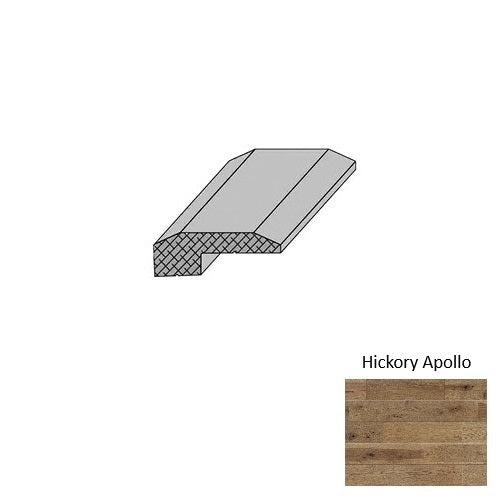 Olympus Hickory Apollo Hardwood Moulding / Trim - 1.5" X 78" Threshold - Wire Brushed