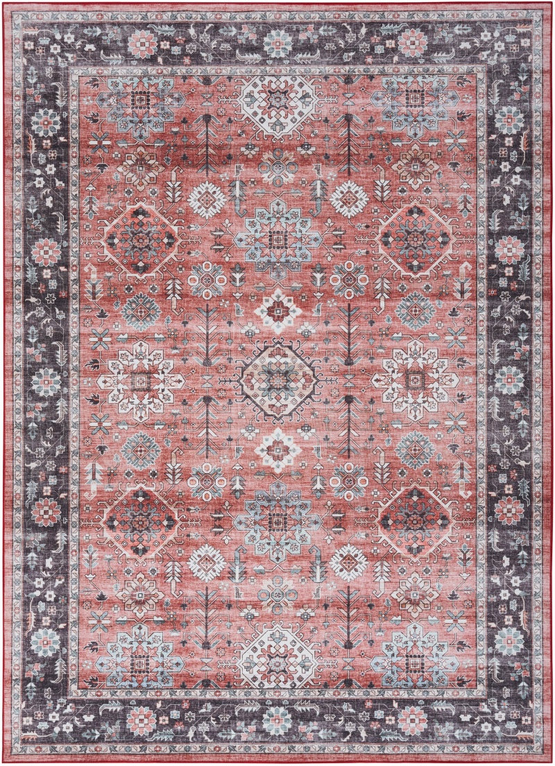 Fulton Brick Vintage Area Rug 24" x 36"