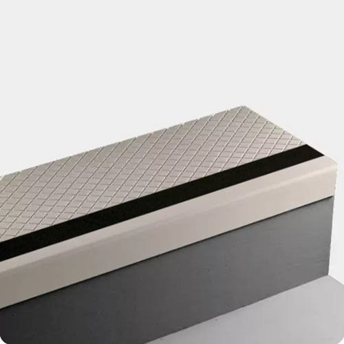 Antique White Diamond Rubber Stair Tread