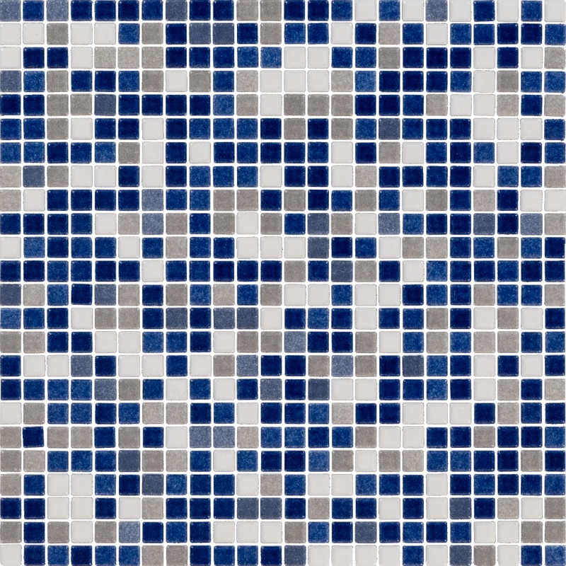 Well And Pool Mix 08 Porcelain Mosaic 1/2" x 1/2" Matte
