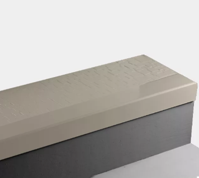 Johnsonite Almond Cubis Textured Angle Fit Stair Tread