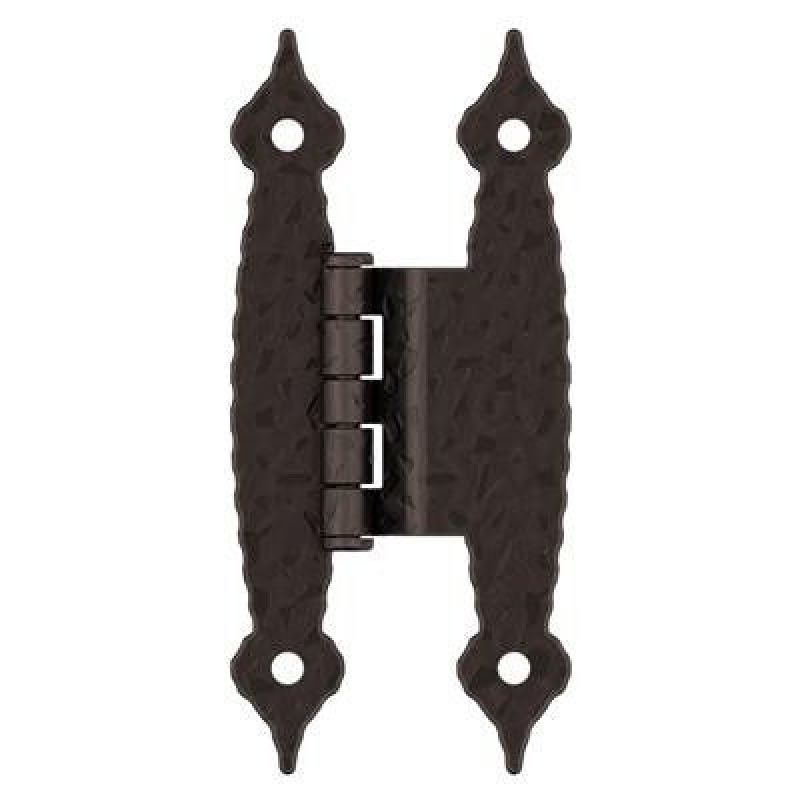 Oil Rubbed Bronze Steel Face Frame Free Swing Cabinet Hinge - 3/8" (10 Mm) Offset - Oil Rubbed Bronze