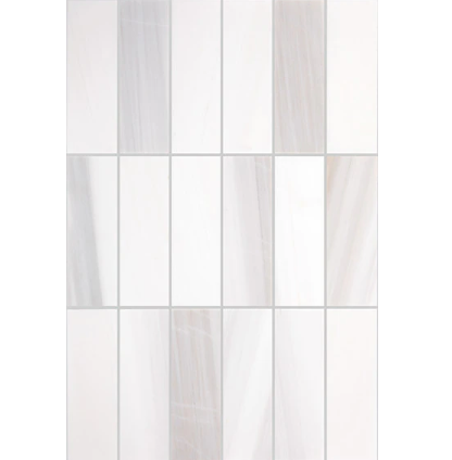 Calacatta Dolomiti Natural Stone Mosaic - 2" x 6" Stacked - Honed