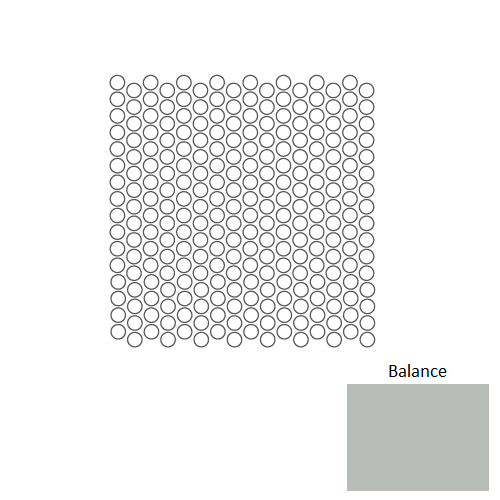 Color Story Mosaic Balance Ceramic Mosaic - 3/4" Penny Round