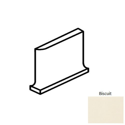 Color Wheel Classic Biscuit Ceramic Wall Trim Corner Right