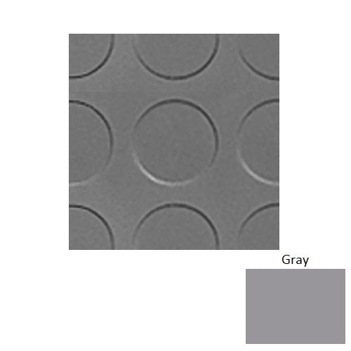 Flextones Gray Rlt Radial Low Profile Rubber Distinct Designs Tile - Textured - 18" X 18"