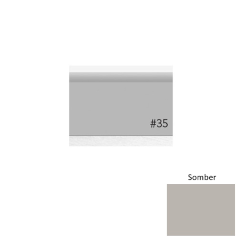 Pinnacle Plus #35 Sleek Somber Rubber Coil Wall Base - 4 9/16" X 60 Ft