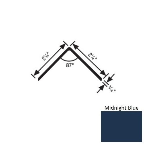 Flextones Midnight Blue Vinyl Corner Guard