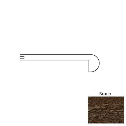 Chateau Bruno Luxury Vinyl Moulding / Trim – 4.5" x 94" Flush Stair Nose, Embossed