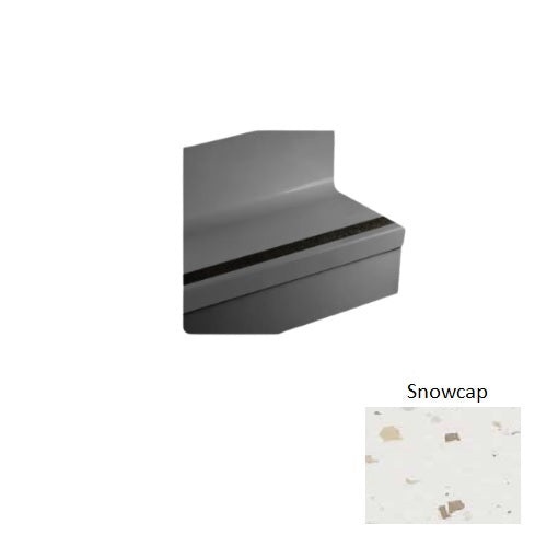 Snowcap Bamboo Stair Tread with Riser