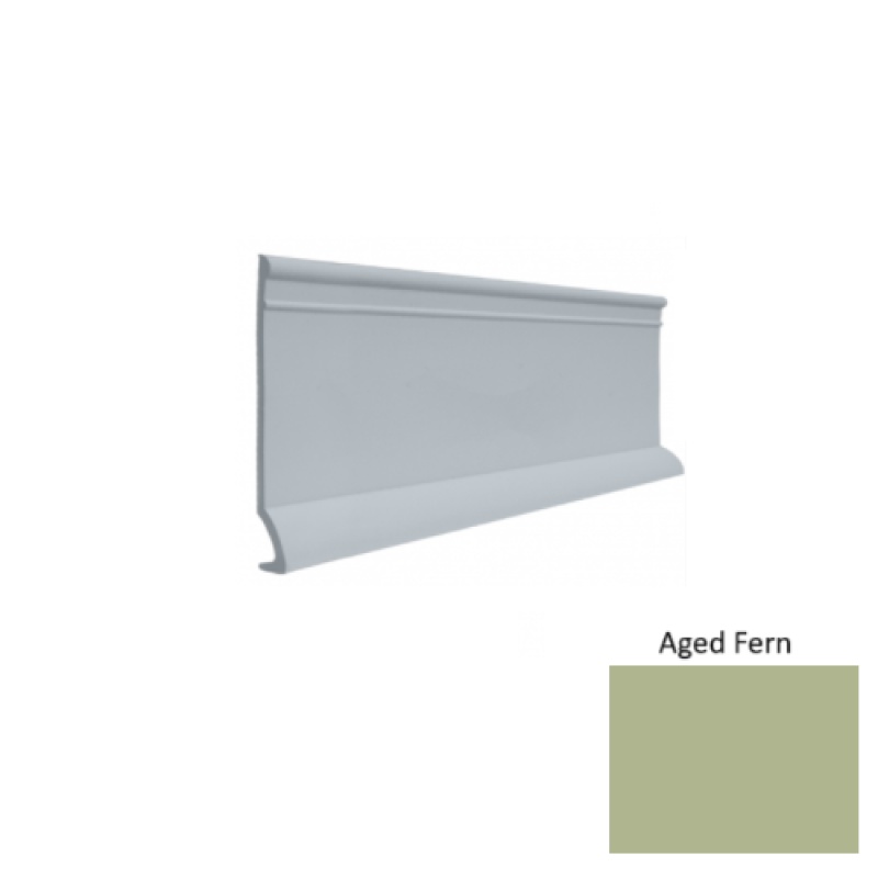 Contours #90 Intrigue Aged Fern Rubber Profiled Wall Base - Satin