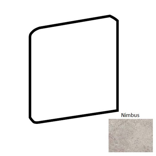 Abound Nimbus Ceramic Wall Trim - 3" X 3" Bullnose Outcorner - Matte