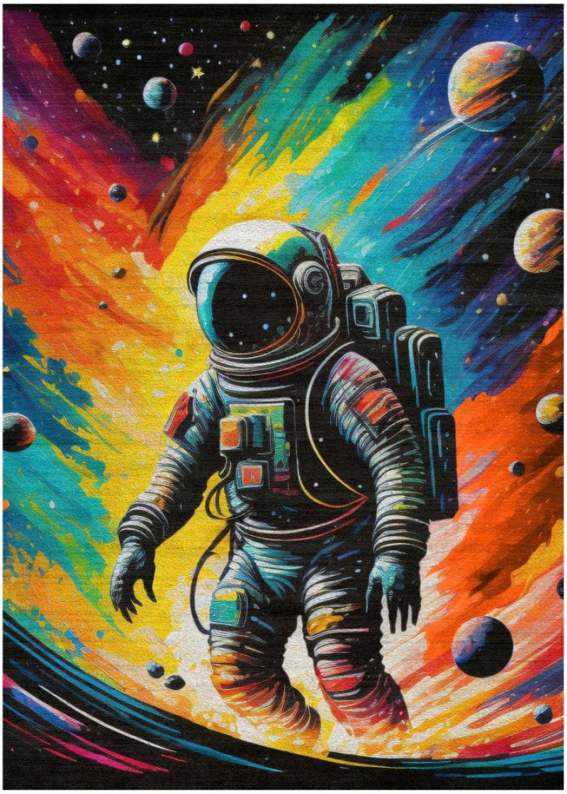 Imagination Multicolor 5 Ft x 7 Ft Area Rug