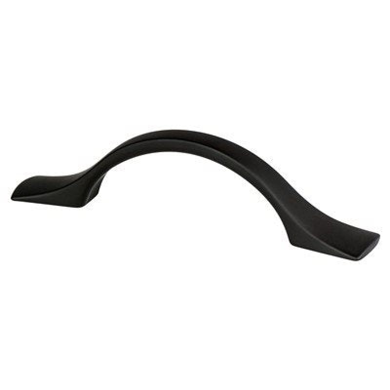 Echo Echo Zinc Arch Pulls - Matte Black - 3" (76.2 Mm) Center To Center