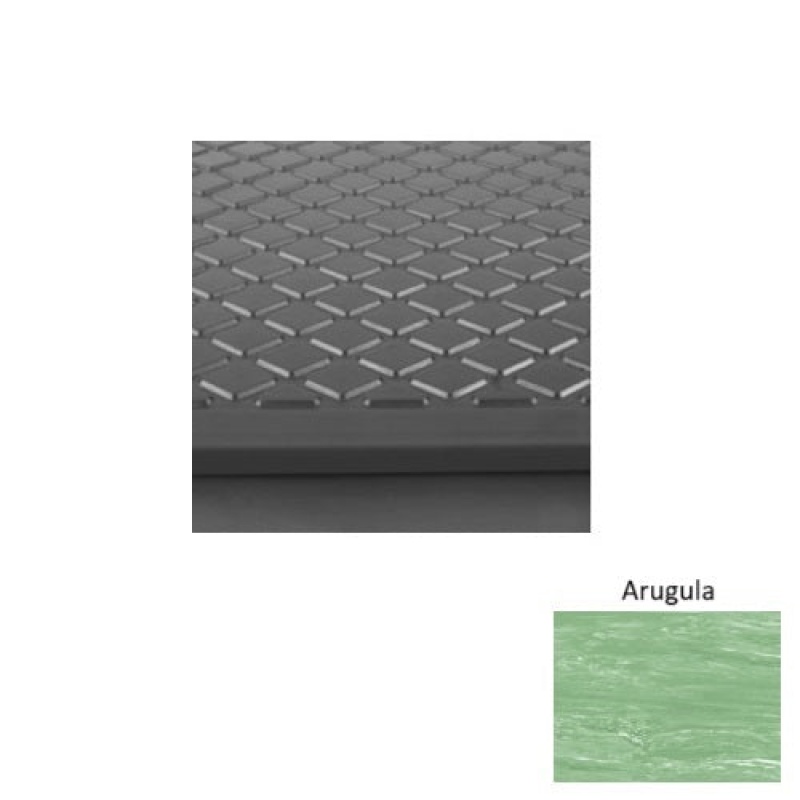 Marbleized 30 Arugula Diamond Rubber (Sq) Stair Tread - Textured
