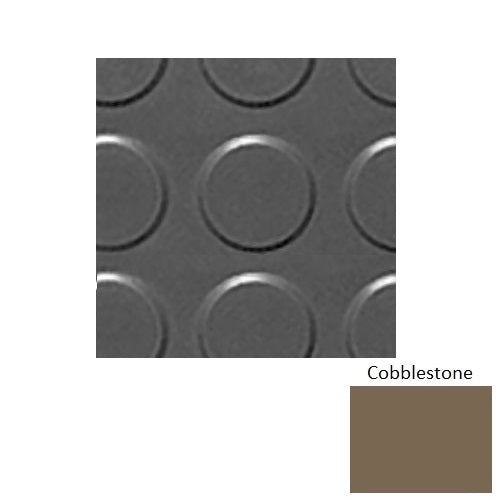 Flextones Cobblestone Rbt Radial High Profile Rubber Distinct Designs Tile - Textured - 18" X 18"