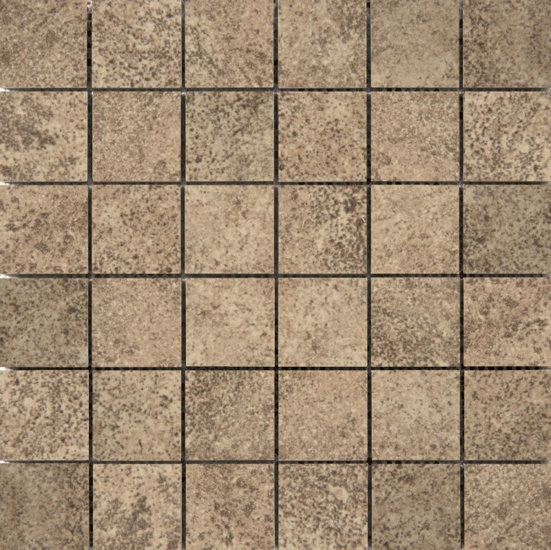 Toledo Noce Ceramic Mosaic - 2" X 2" - Matte