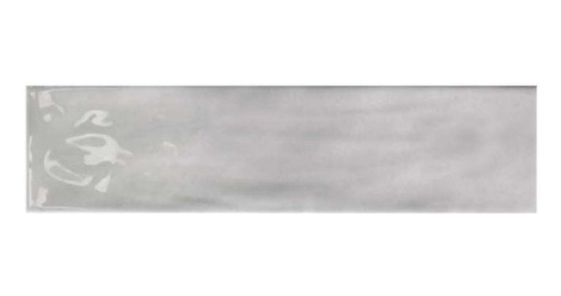 Joyful Nature Steel Ceramic Tile - Glossy - 4" X 16"