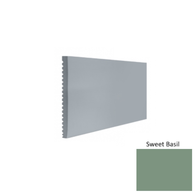 Contours #60 Candid Sweet Basil Rubber Profiled Wall Base - Satin