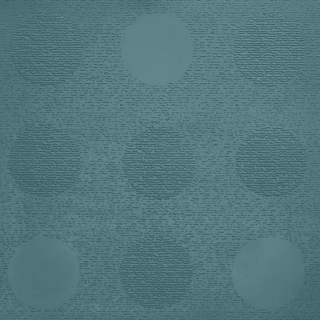 Johnsonite Dream Teal Tic Tac Toe Circulinity Rubber Tile - Textured - 24" X 24"