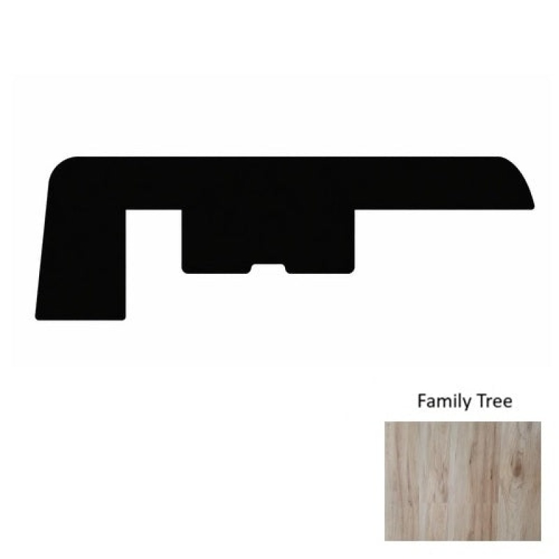 1900 Series Family Tree Luxury Vinyl Moulding / Trim - 94" End Cap - Embossed