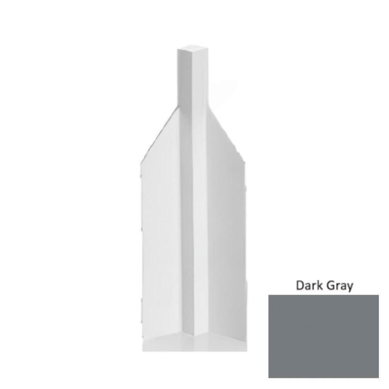 Roppe Dark Gray Rubber Inside Micro Corner