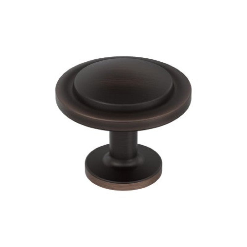 Loop Zinc Cabinet Knob - Oil Rubbed Bronze - 1 3/16" (30 Mm) Length